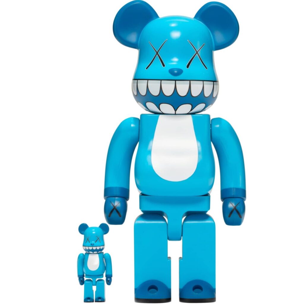 KAWS X BEARBRICK Chompers 400 and 100 (Set of two) KawsToy