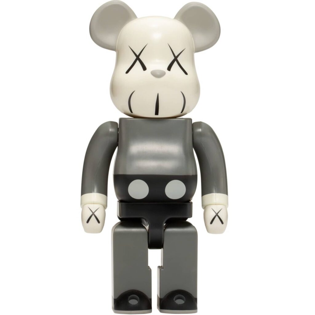 KAWS X BEARBRICK Companion 400 Grey KawsToy